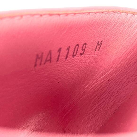 Louis Vuitton LV Logo Monogram Canvas Pink Tan Gold Lock It Flats Sandals EU37.5 - Picture 8 of 11